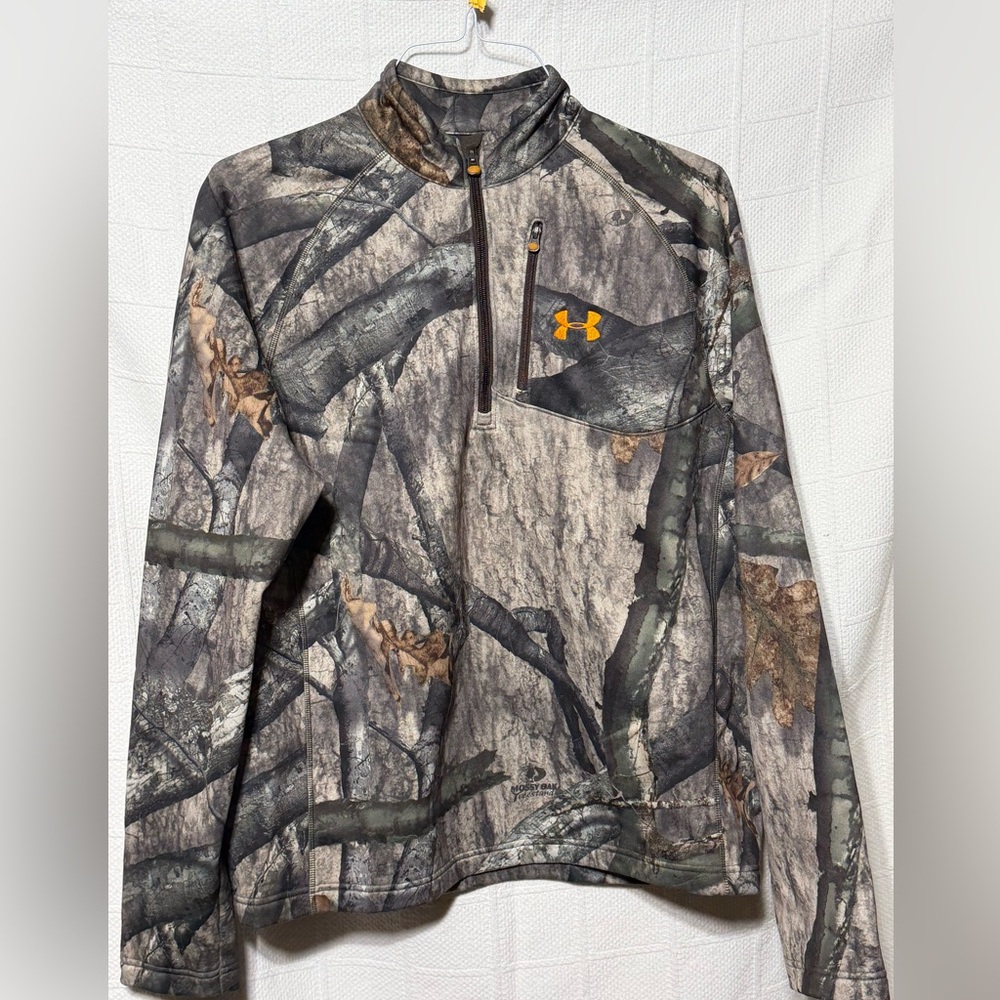 Under Armour Camouflage Zip Up Sweater